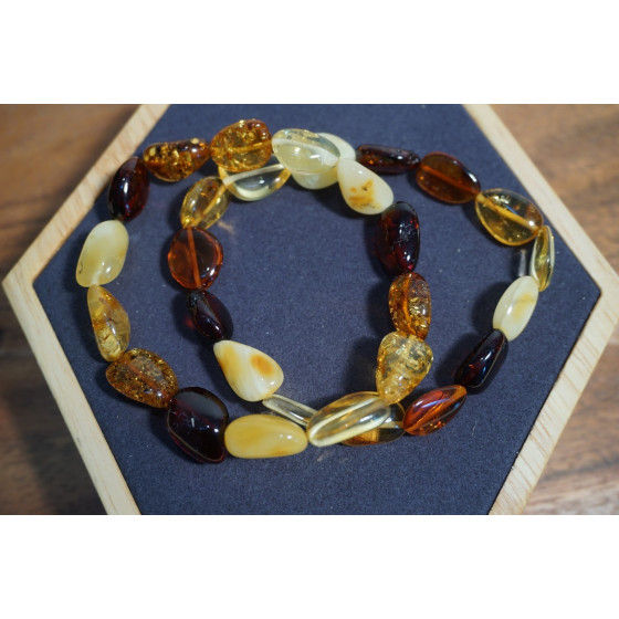 Bracelet adulte Ambre Trois...