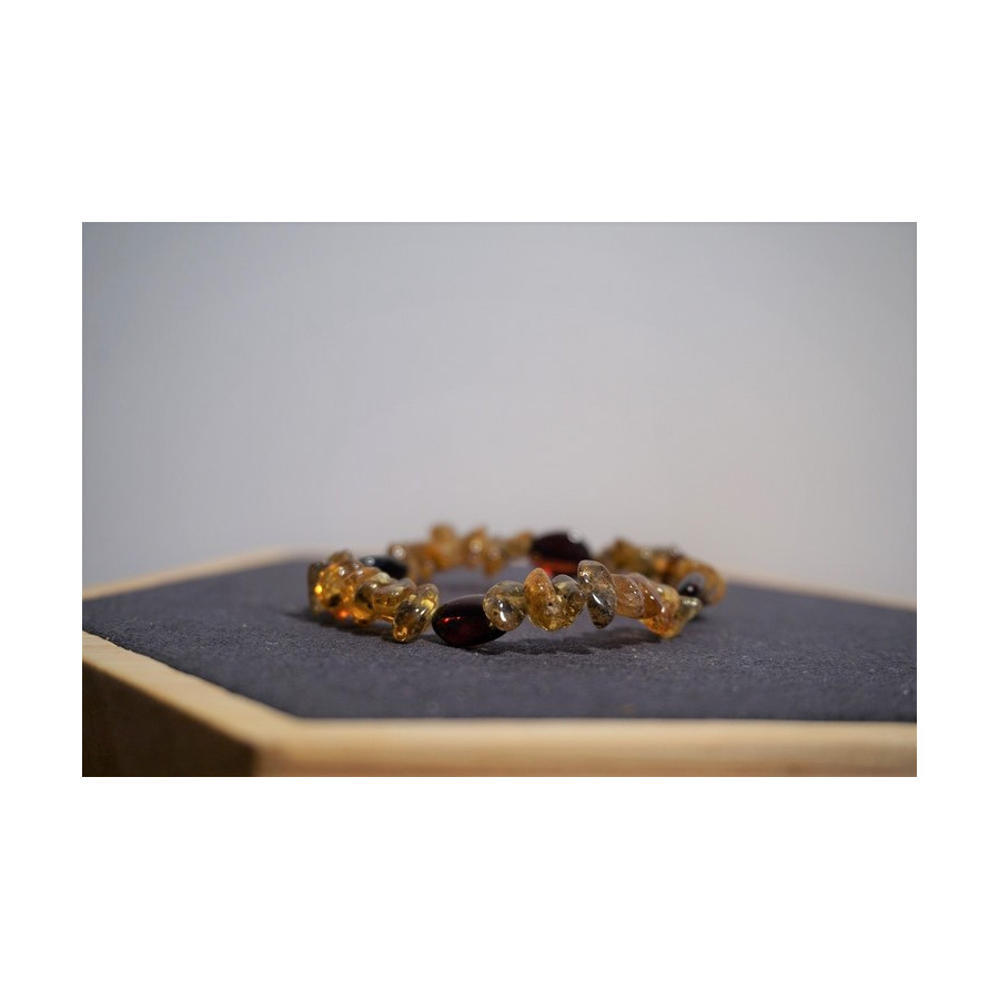 Bracelet bébé Ambre Deux Couleurs