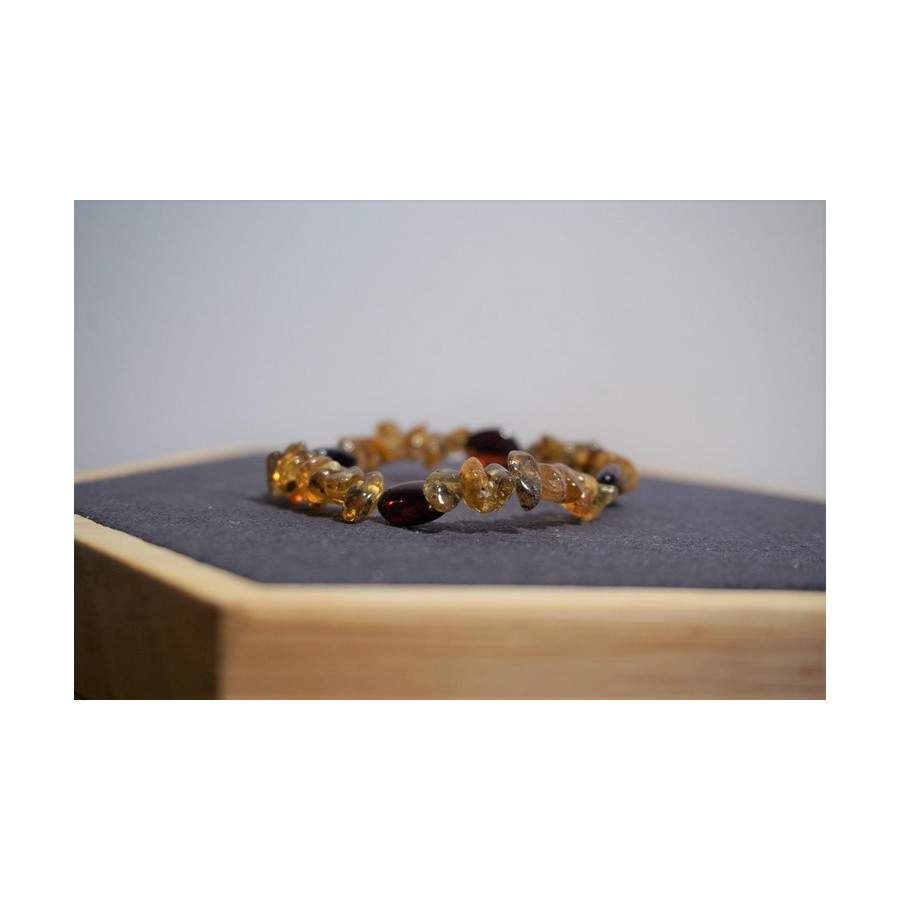 Bracelet bébé Ambre Deux Couleurs