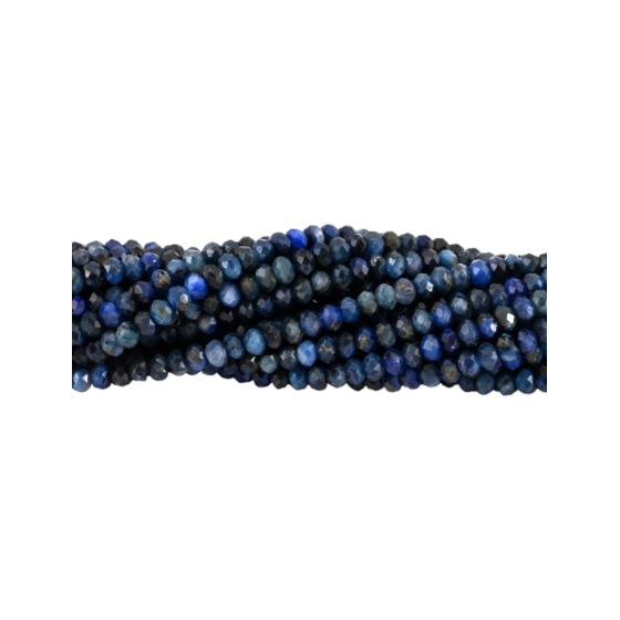 Fil perles facettées cyanite A