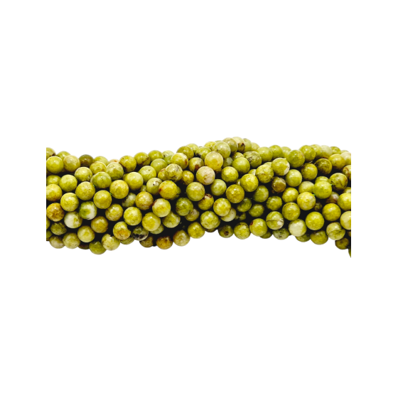 Fil Opale verte perles AA