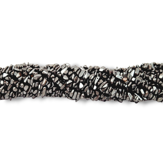 Fil Hématite baroque 85 cm A