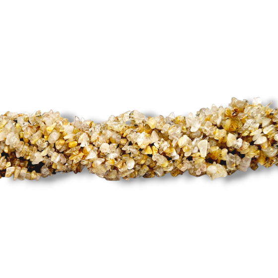 Fil Quartz rutile baroque...