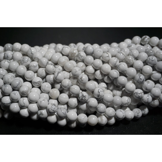 Fils de Howlite-MEXICO OBSIDIENNE