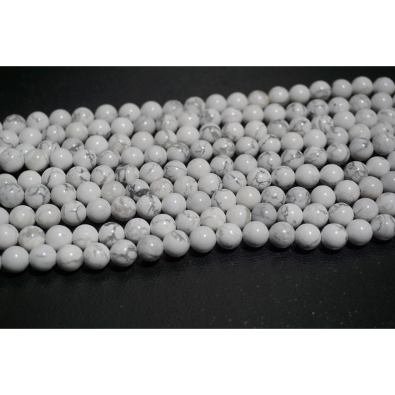 Fils de Howlite-MEXICO OBSIDIENNE