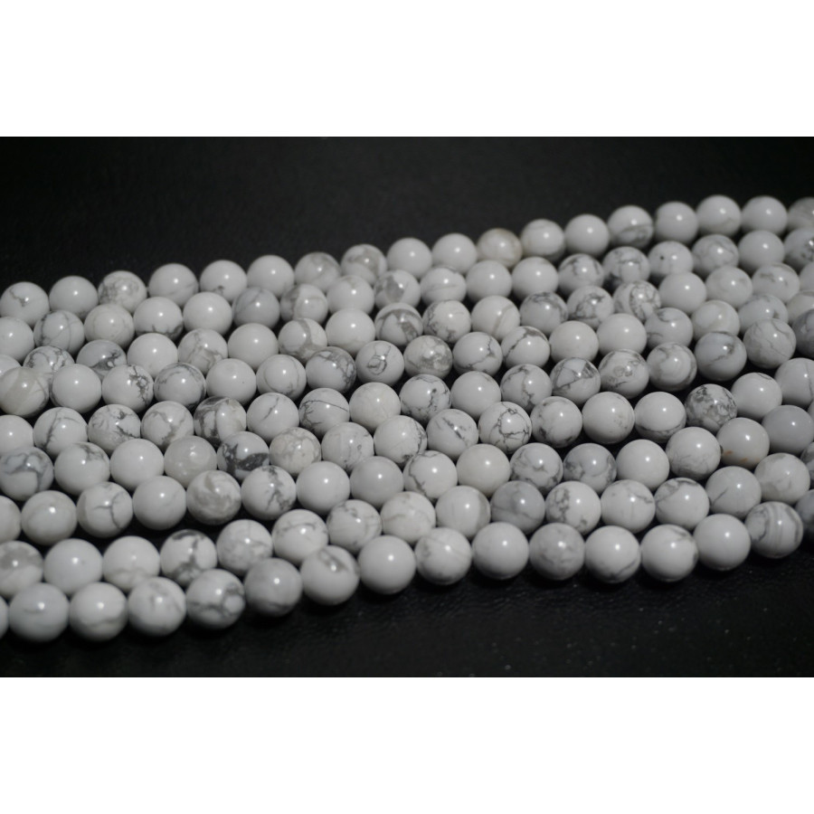 Fils de Howlite-MEXICO OBSIDIENNE