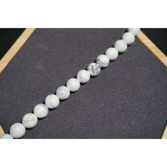 Fils de Howlite-MEXICO OBSIDIENNE