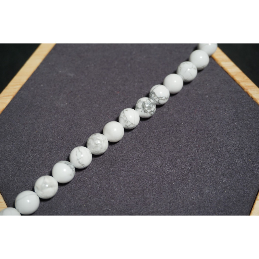 Fils de Howlite-MEXICO OBSIDIENNE