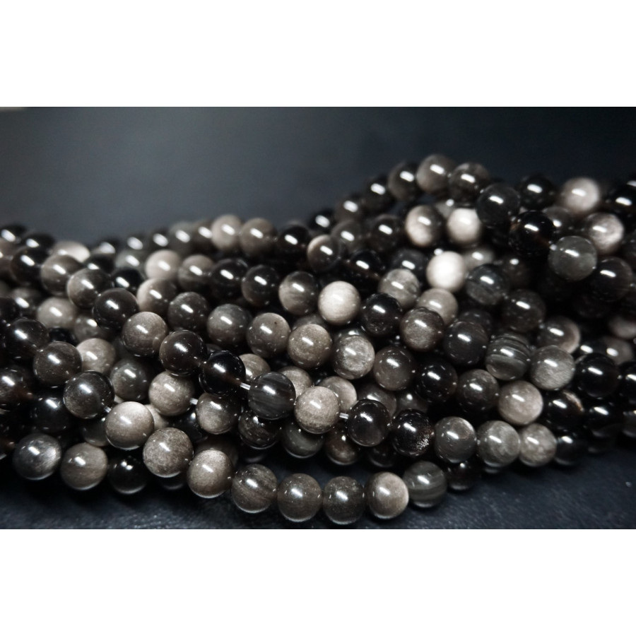 Fils de Obsidienne Argentée