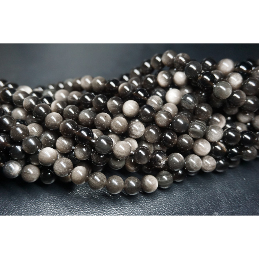 Fils de Obsidienne Argentée