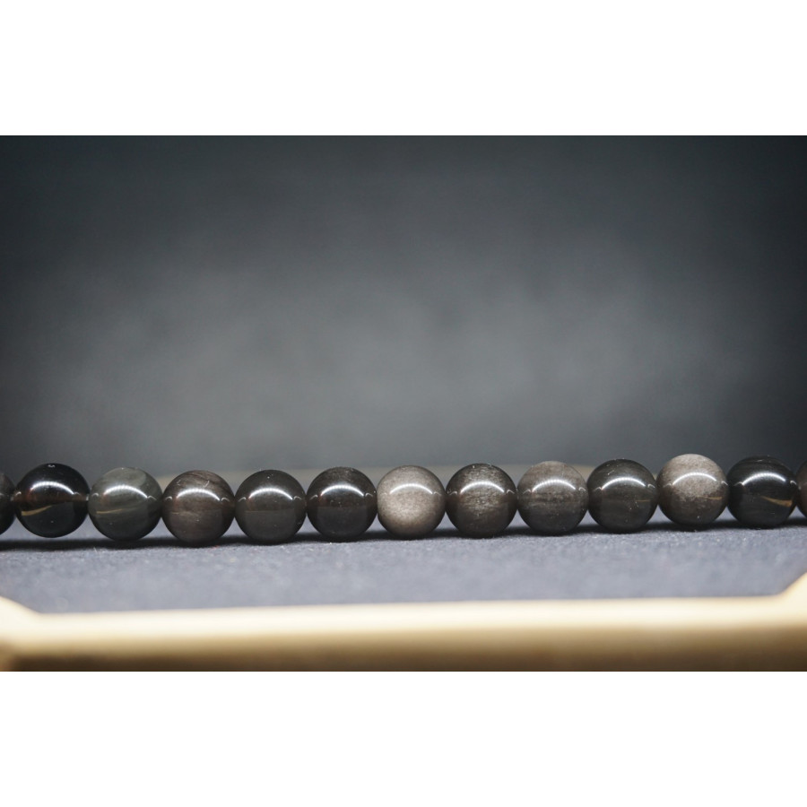 Fils de Obsidienne Argentée