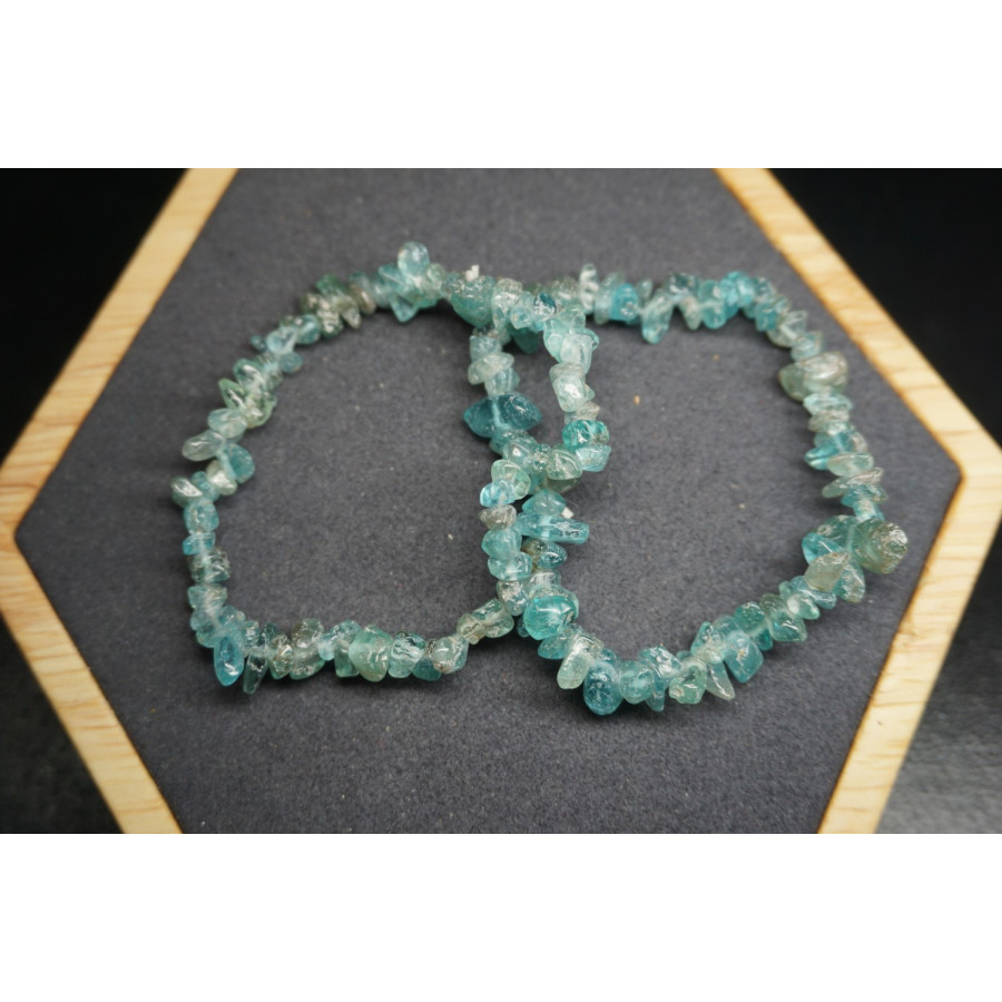 Bracelet Chips Topaz Lot de 10