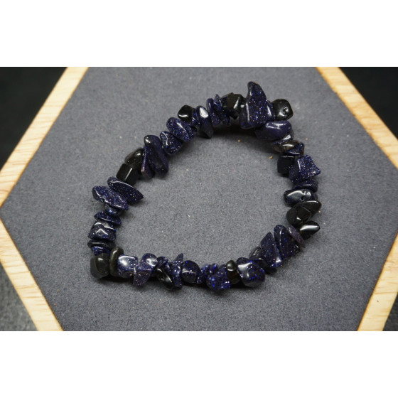Bracelet Chips Pierre de Soleil Synthétique Lot de 10