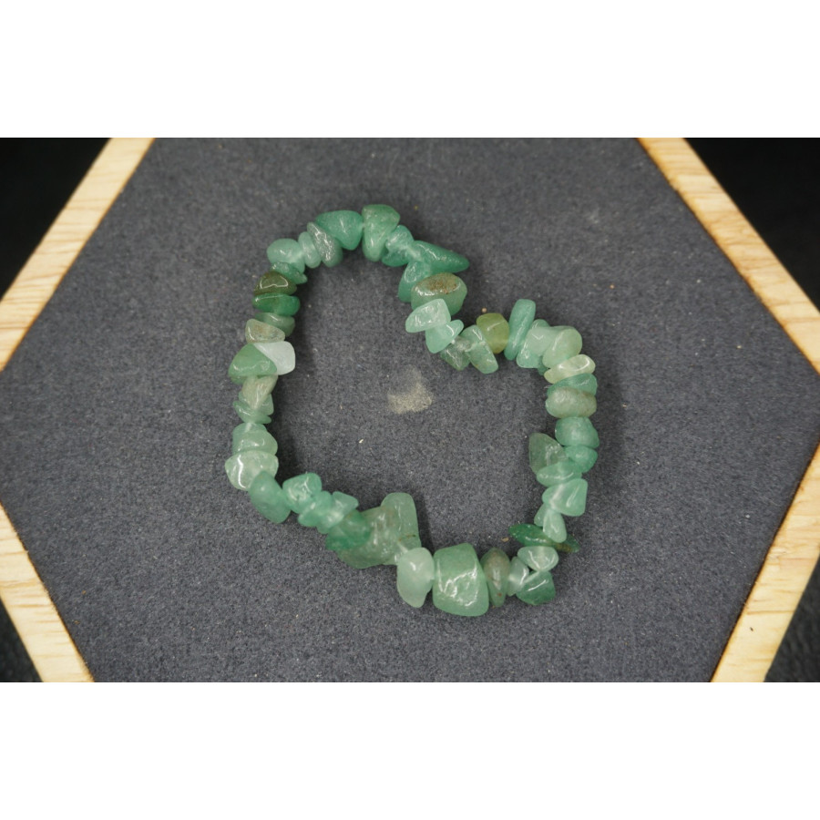 Bracelet Chips Aventurine Verte Lot de 10 Bracelet Chips Aventurine Verte Lot de 10
