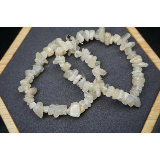 Bracelet Chips Pierre de Lune Lot de 10