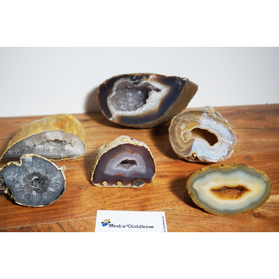 Géodes d'agate
