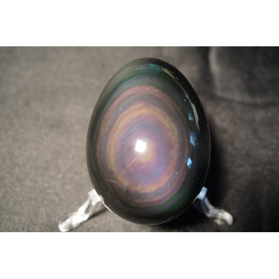 Oeuf en obsidienne oeil...