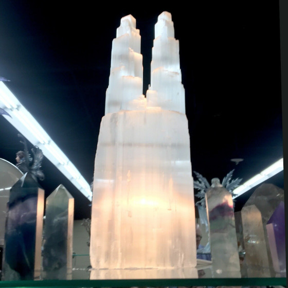 Lampe double sélénite
