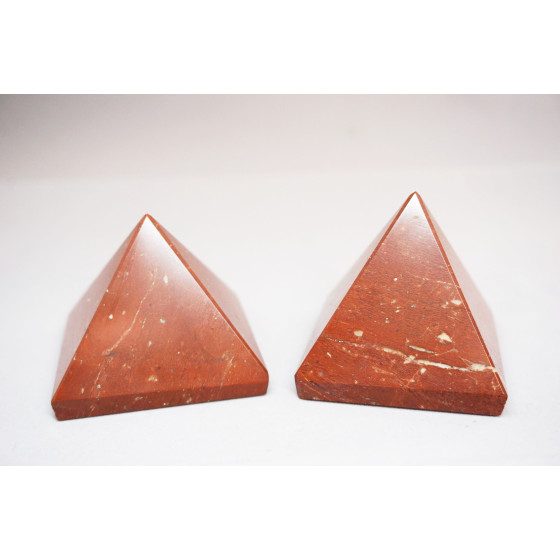 Pyramide en Jaspe Rouge