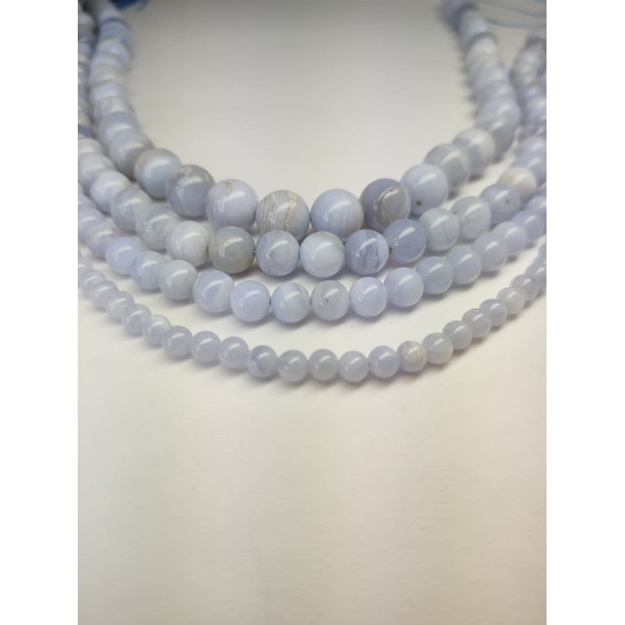 Fils de Calcédoine Bleu