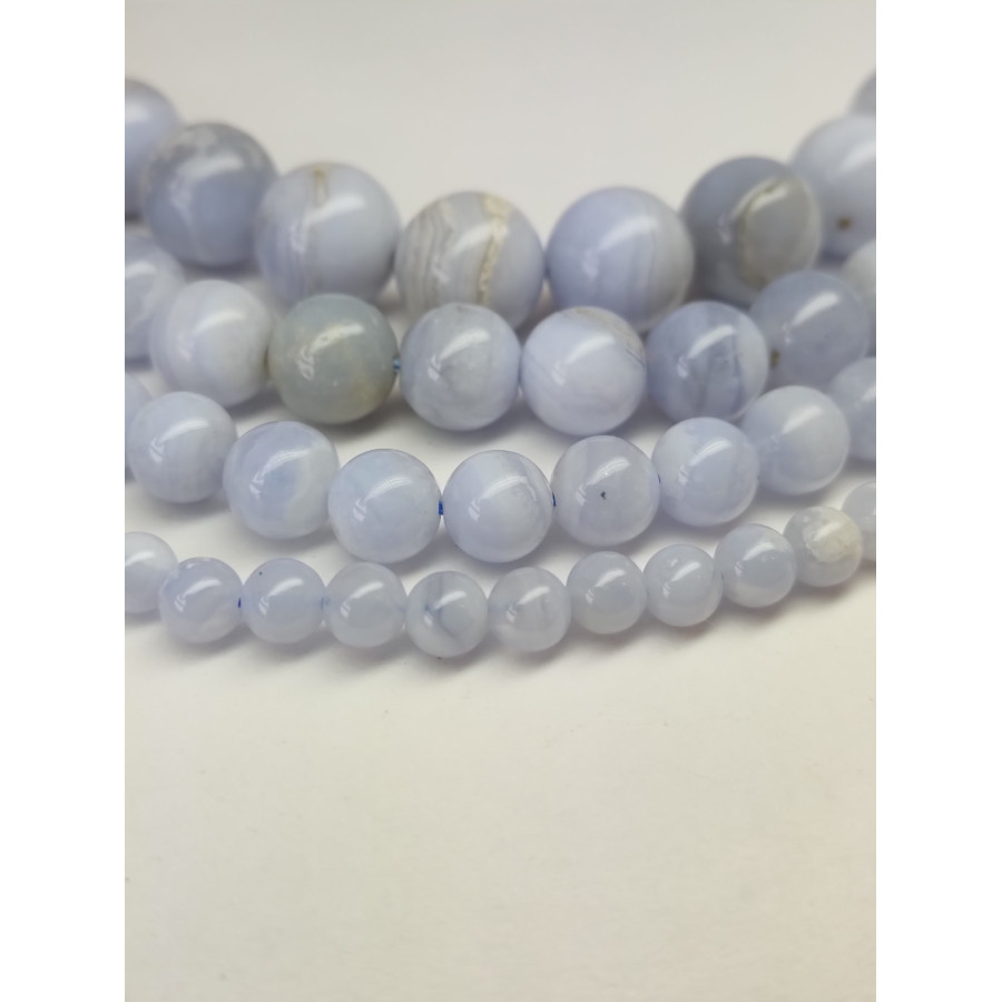 Fils de Calcédoine Bleu