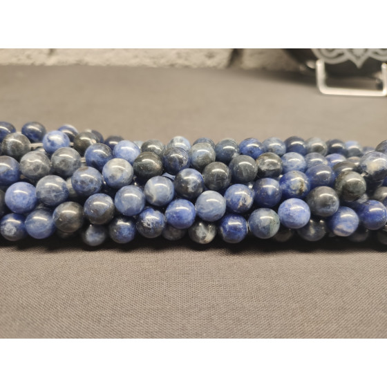 Fil sodalite perles AA