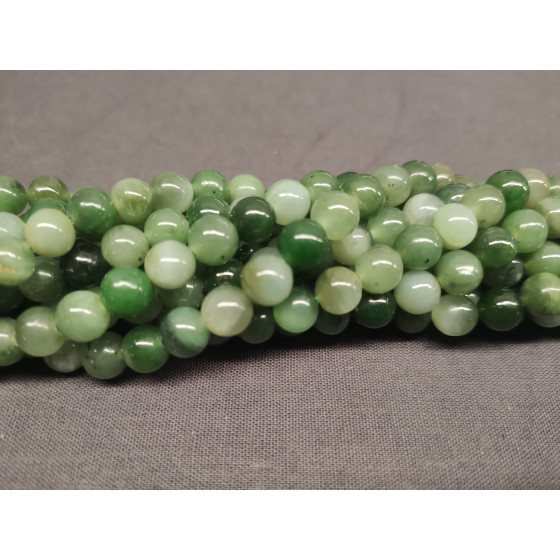 Fil jade mix couleurs perles A