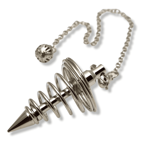 Pendule spirale métal