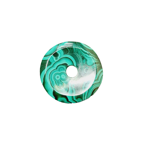 Pendentif Donut Malachite
