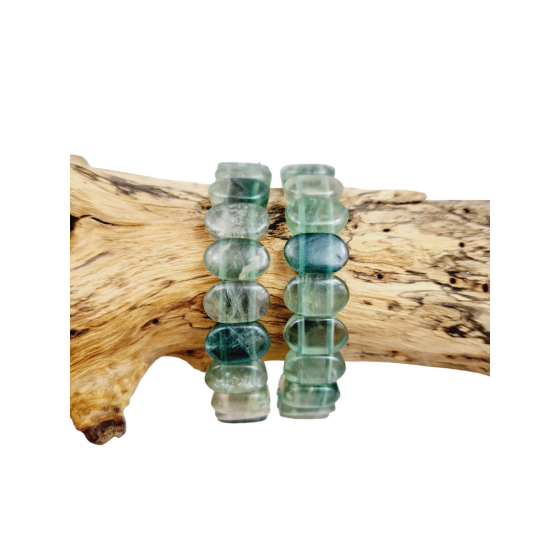 Bracelet Fluorite plat