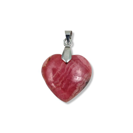 Pendentif Rhodochrosite coeur