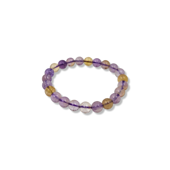Bracelet Amétrine perles AA