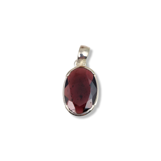 Pendentif facettes Grenat...