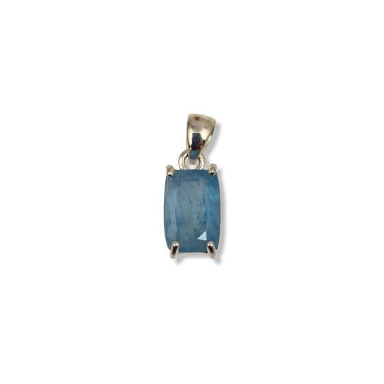 Pendentif Aigue-Marine gem...