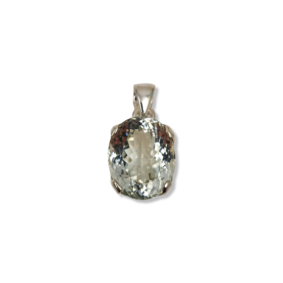Pendentif Topaze incolore...