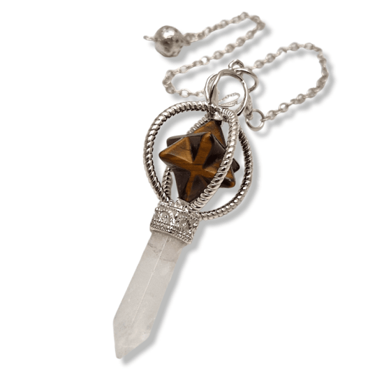 Pendule Merkaba pointe
