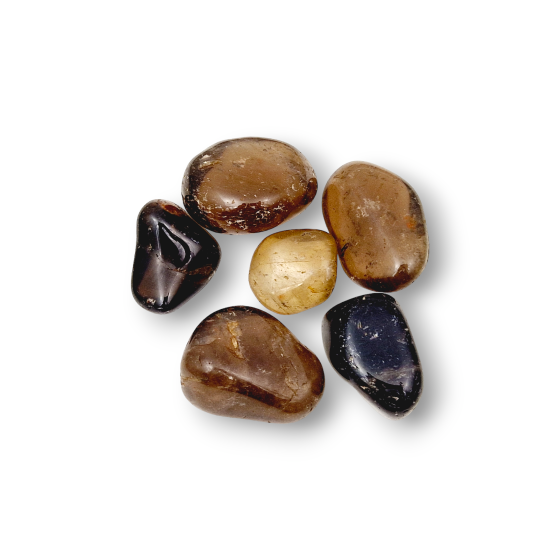 quartz fumé pierres roulées AB