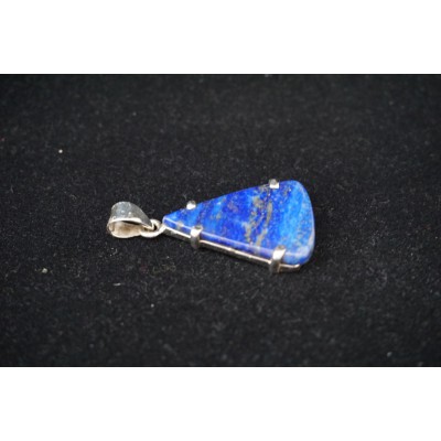 Pendentif Lapis-Lazuli serti argent 925
