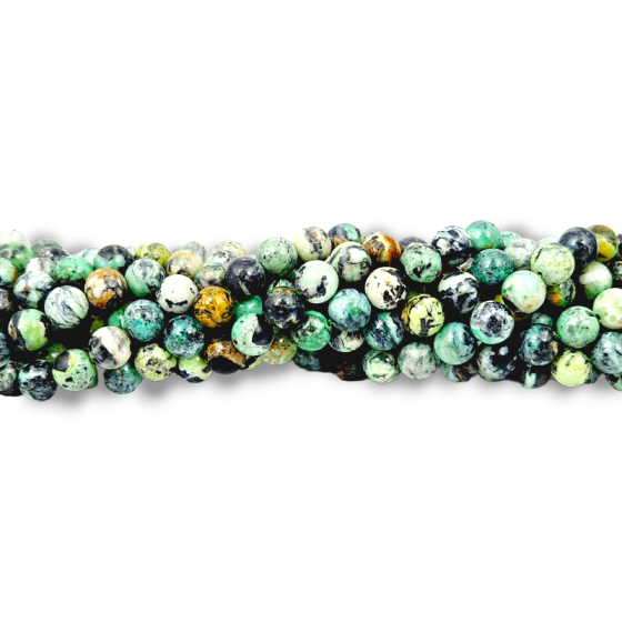 Fil Variscite perles AA