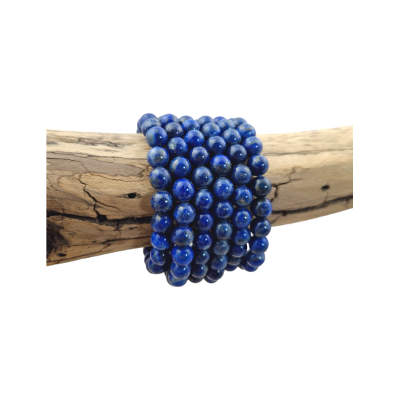 Bracelet lapis lazuli perles A