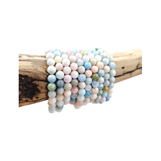 Bracelet béryl perles AB