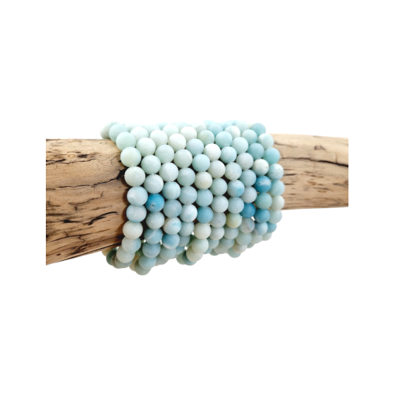 Bracelet Amazonite dépolie...