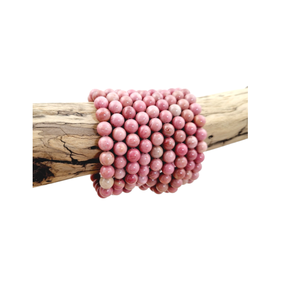 Bracelet rhodonite unie...