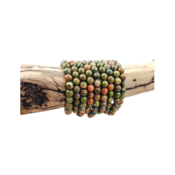 Bracelet unakite perles A