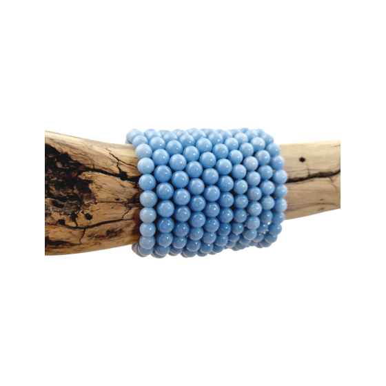 Bracelet angélite perles AA
