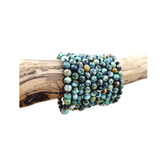 Bracelet variscite perles...