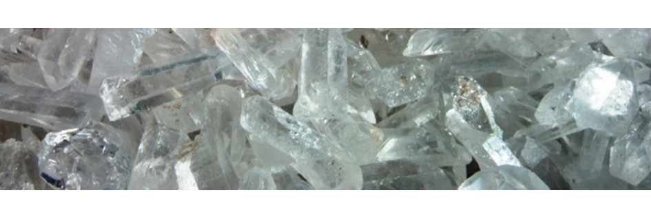 Cristal de Quartz - Mexico Obsidienne